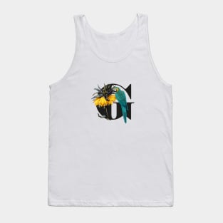 Botanical Alphabet G Tank Top